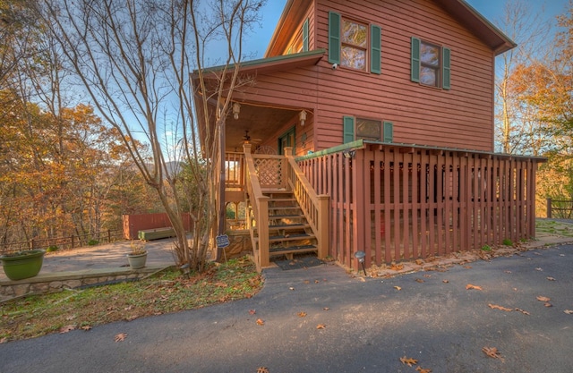 view of front of home