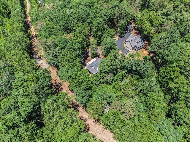 147 Hester Gap Rd, Cleveland, GA 30528 - aerial view of a heavily wooded area