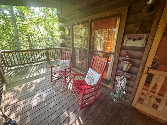 135 Tomahawk Trl, Blue Ridge, GA 30513 - view of deck