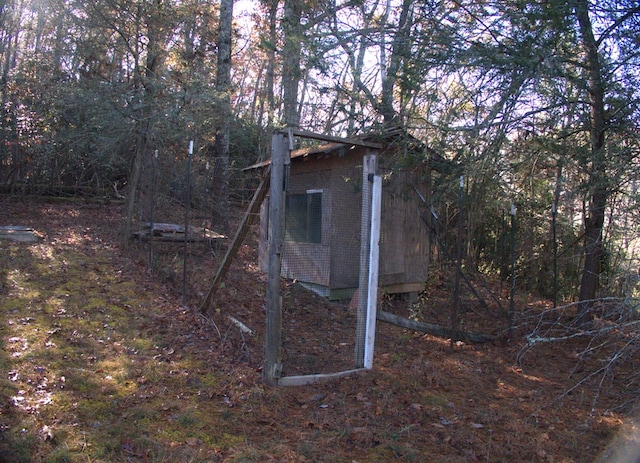 view of outbuilding