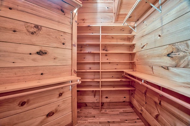 interior space featuring a sauna