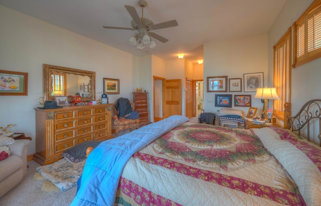 641/638 Timberwood Hills Rd, Murphy, NC 28906 - carpeted bedroom with ensuite bathroom and a ceiling fan