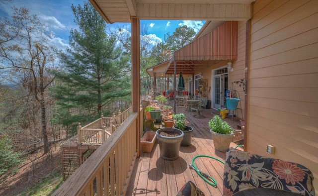 641/638 Timberwood Hills Rd, Murphy, NC 28906 - view of wooden terrace
