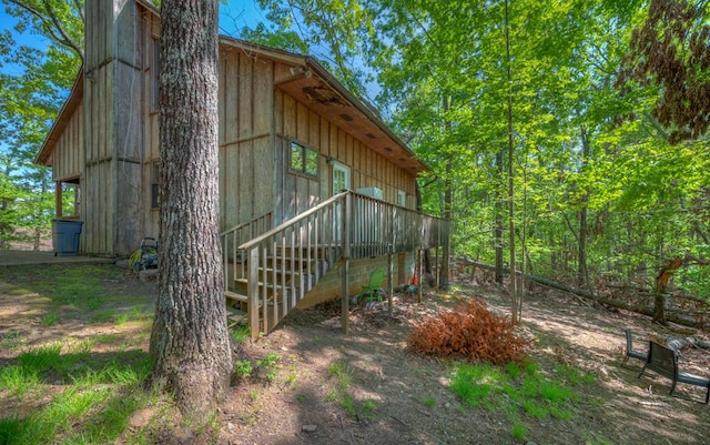 641/638 Timberwood Hills Rd, Murphy, NC 28906 - view of outbuilding with stairs