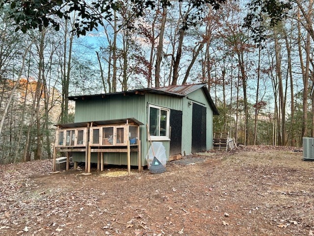 exterior space featuring a deck