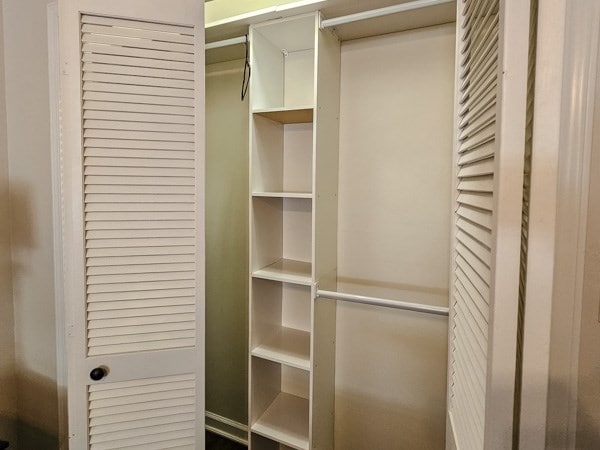 view of closet