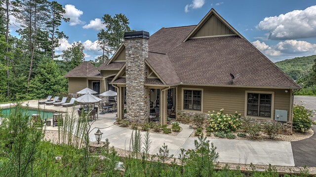 view of patio / terrace with outdoor dining space and an outdoor living space