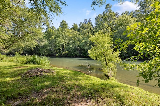 76 Misty River Ln, Hayesville, NC 28904 - water view with a heavily wooded area