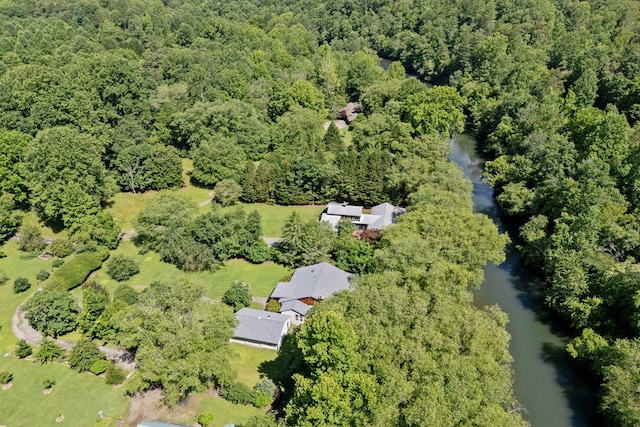 76 Misty River Ln, Hayesville, NC 28904 - aerial view of property's location with a forest and a nearby body of water