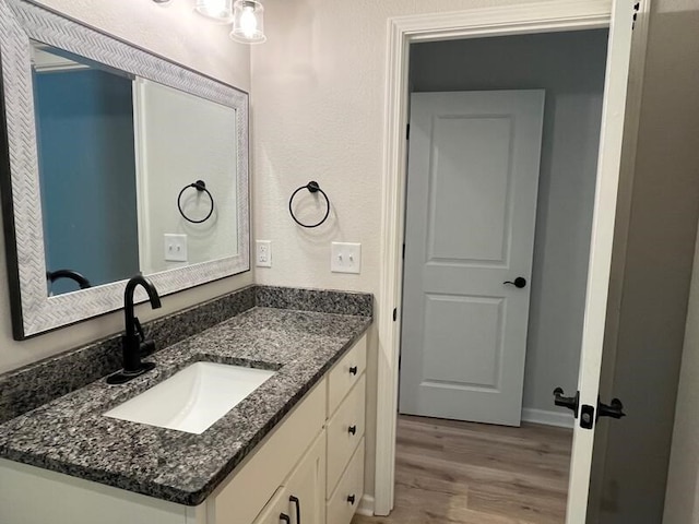 28 Arlington St, Hayesville, NC 28904 - bathroom with wood finished floors and vanity