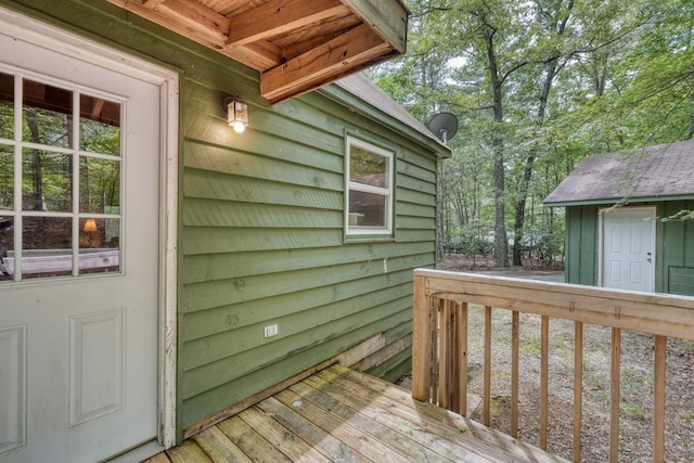 119 Blair Oaks Dr, Blairsville, GA 30512 - view of wooden deck