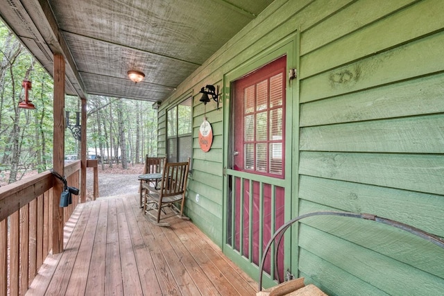 119 Blair Oaks Dr, Blairsville, GA 30512 - view of wooden porch