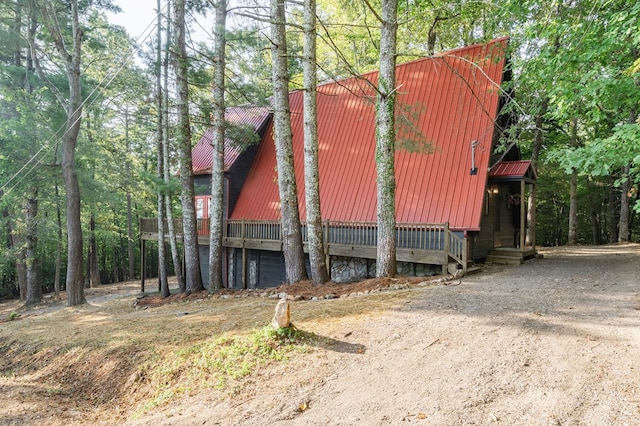 view of front of property