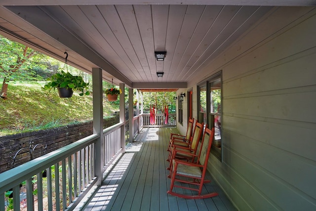 view of porch