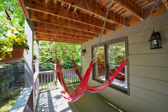 view of deck