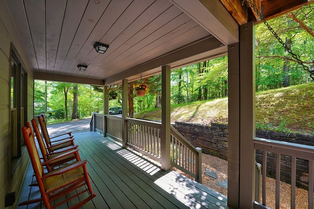 view of porch