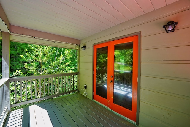 view of deck