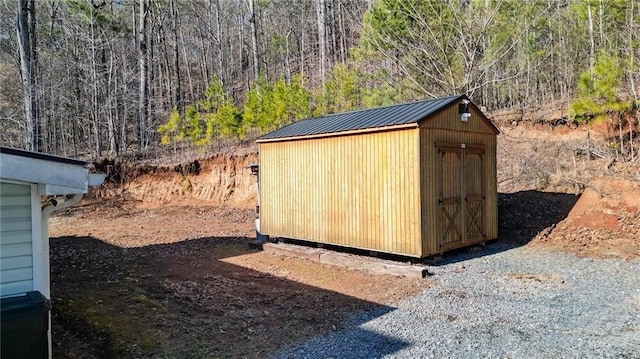 view of outbuilding