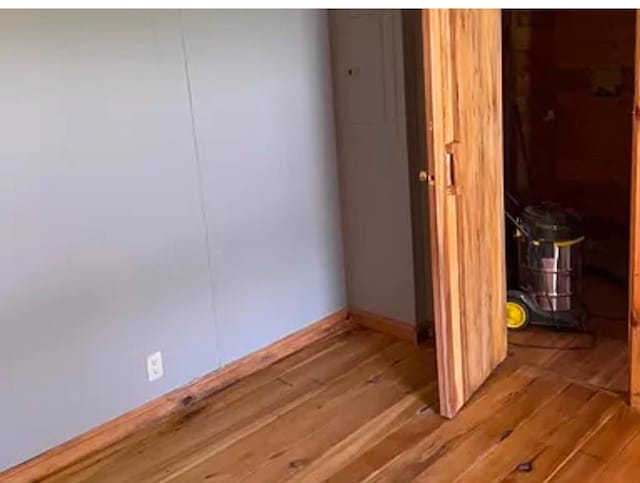 interior space featuring wood-type flooring