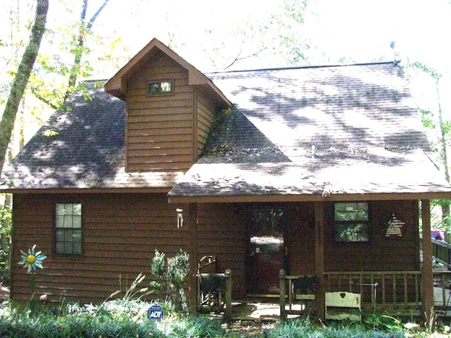 2520 Rd 4748, Hiawassee, GA 30546 - back of house featuring roof with shingles