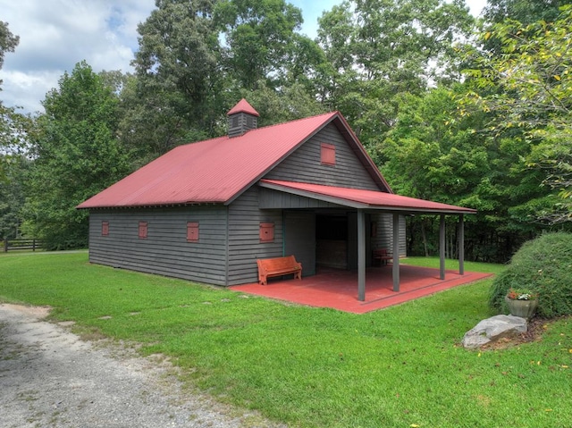 view of outbuilding