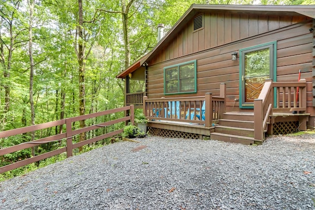 488 Joanne Sisson Rd, Blue Ridge, GA 30513 - view of wooden deck