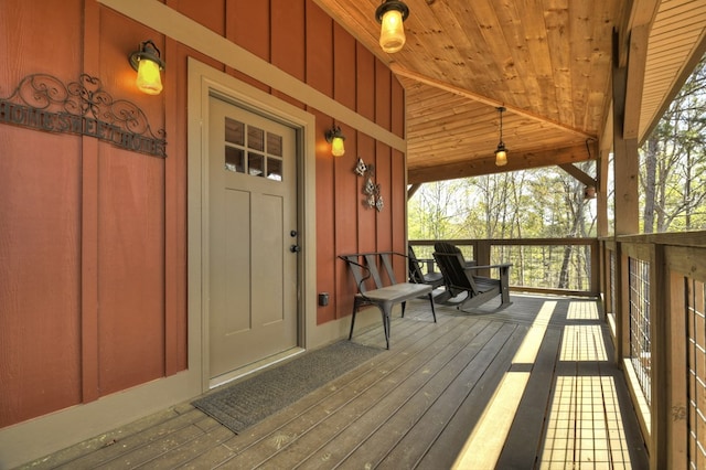 view of deck
