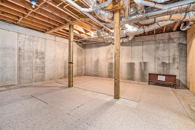 220 Oak Ridge Ln, Ellijay, GA 30536 - view of unfinished basement
