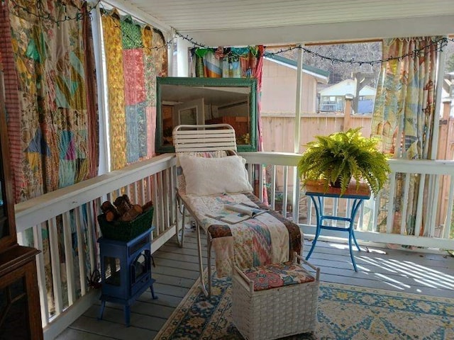 4334 River Bank Run, Hiawassee, GA 30546 - view of sunroom