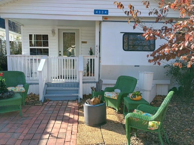 4334 River Bank Run, Hiawassee, GA 30546 - property entrance with covered porch