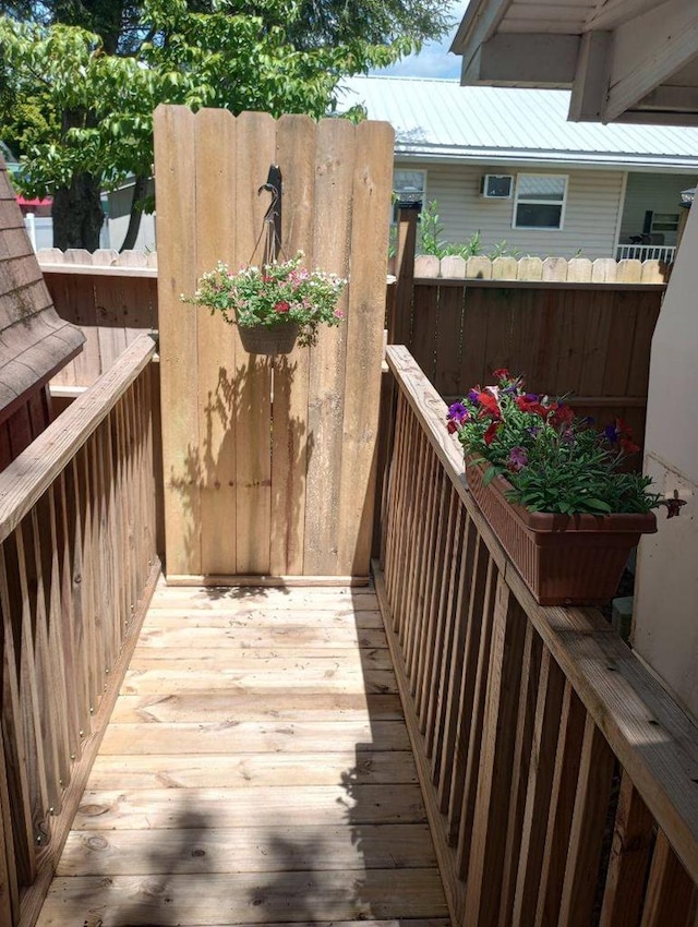 4334 River Bank Run, Hiawassee, GA 30546 - view of wooden terrace