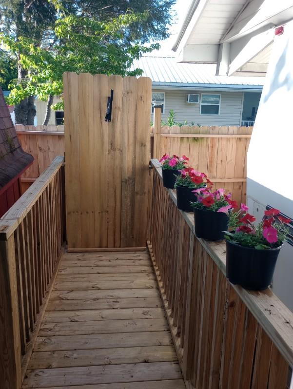 4334 River Bank Run, Hiawassee, GA 30546 - view of wooden deck