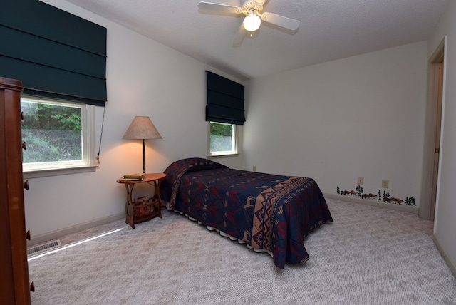 8300 Soapstone Creek Cir, Hiawassee, GA 30546 - carpeted bedroom with ceiling fan
