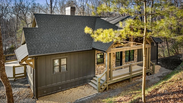 view of rear view of house