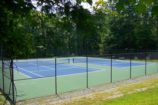 view of tennis court