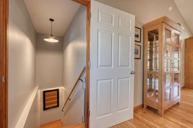 interior space with light wood-type flooring