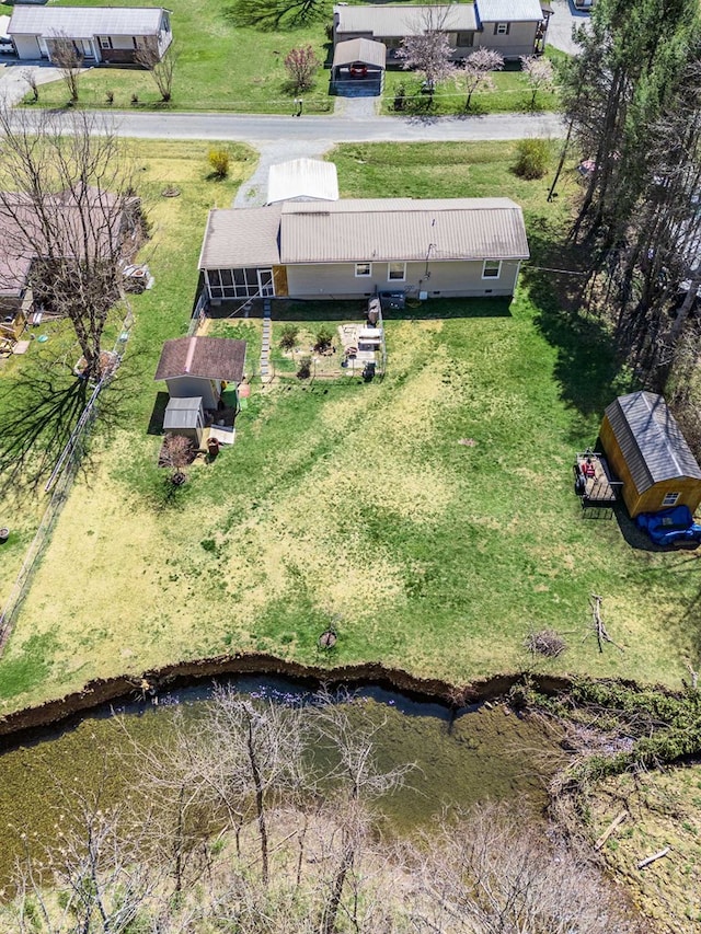 aerial view of property and surrounding area