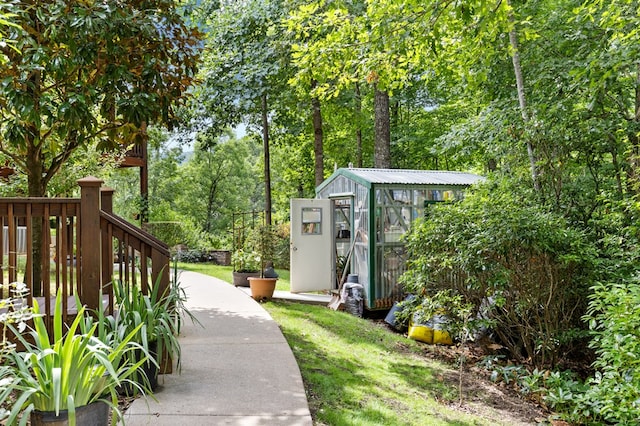 view of outbuilding