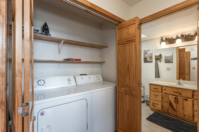 40 White Cloud Dr, Murphy, NC 28906 - laundry room featuring washer and dryer and light tile patterned flooring