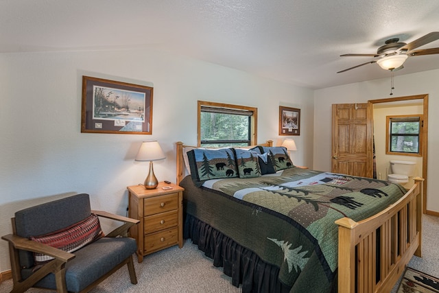 40 White Cloud Dr, Murphy, NC 28906 - bedroom with light colored carpet and a ceiling fan