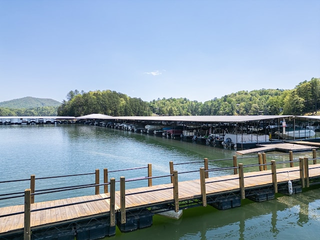 40 White Cloud Dr, Murphy, NC 28906 - dock featuring a water and mountain view