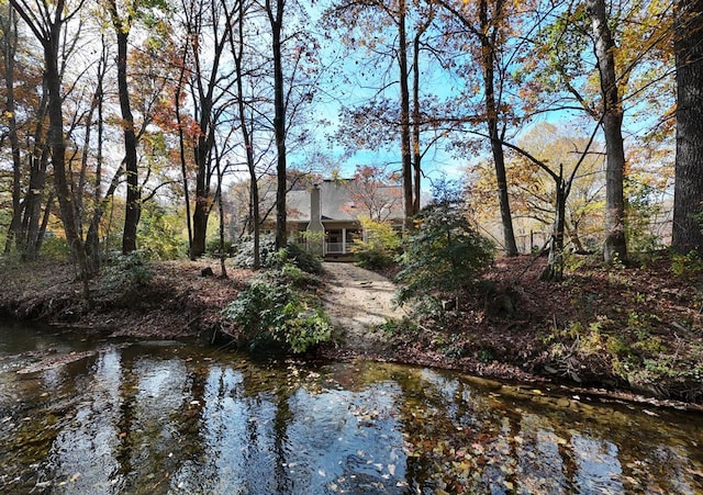 view of water feature