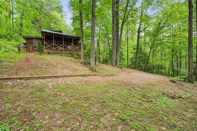 85 Clear Lake Ct, Ellijay, GA 30540 - view of yard featuring a view of trees