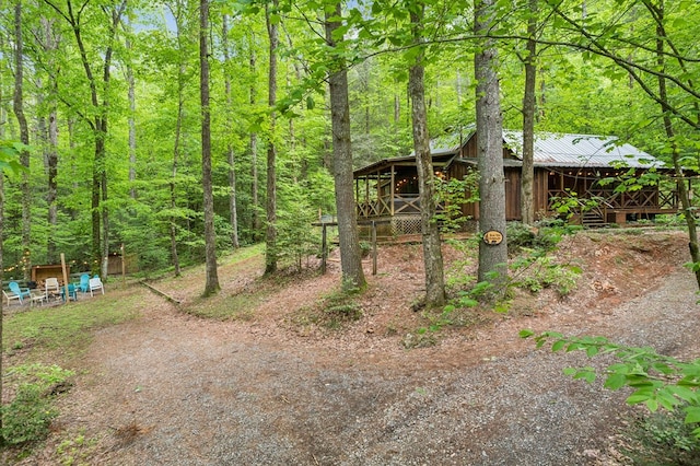 85 Clear Lake Ct, Ellijay, GA 30540 - view of yard with a view of trees