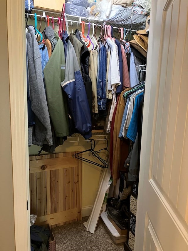 24 Pauls Ct, Blairsville, GA 30512 - walk in closet with carpet flooring