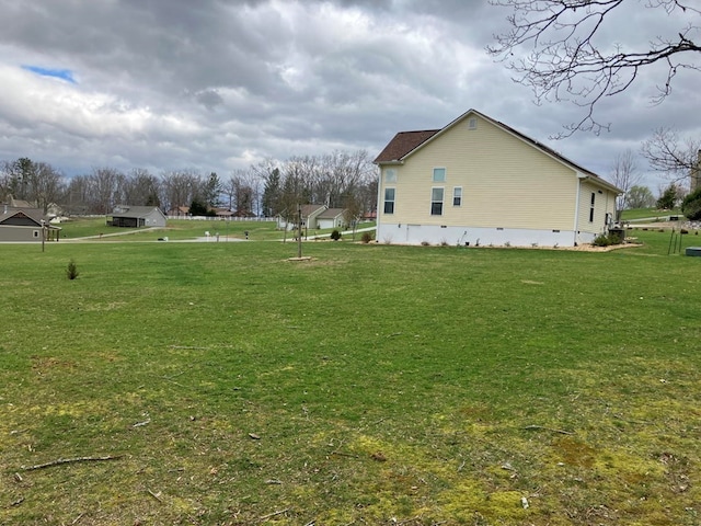 24 Pauls Ct, Blairsville, GA 30512 - view of property exterior featuring crawl space and a lawn