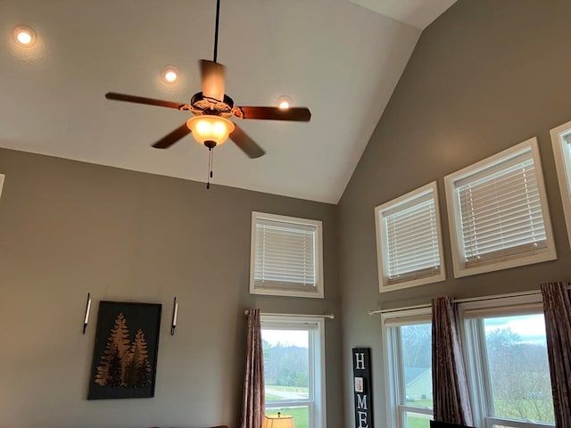 24 Pauls Ct, Blairsville, GA 30512 - details with recessed lighting and ceiling fan