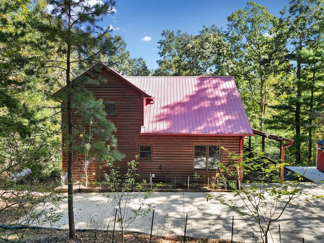 view of rear view of house