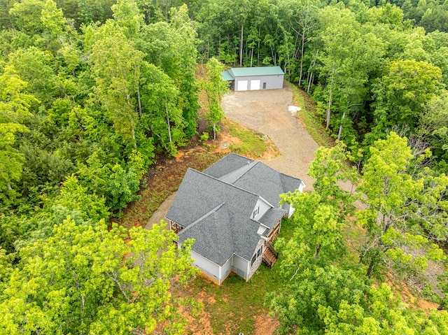 2092 Pleasant Grove Rd, Blairsville, GA 30512 - view of subject property with a heavily wooded area