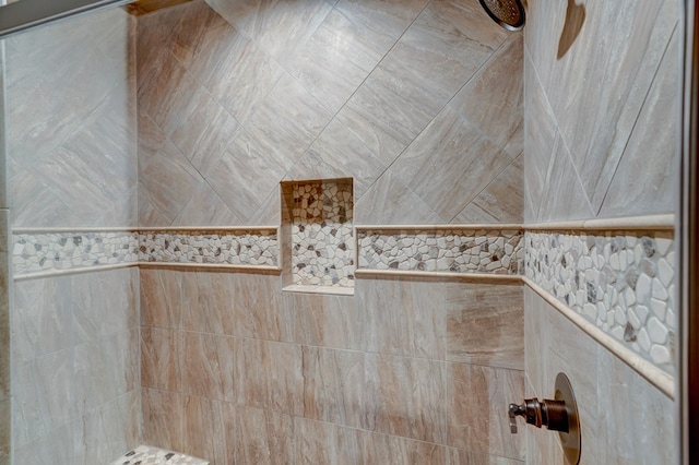 370 High Ridge Rd, Epworth, GA 30513 - bathroom featuring tiled shower